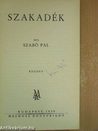 Szakadék