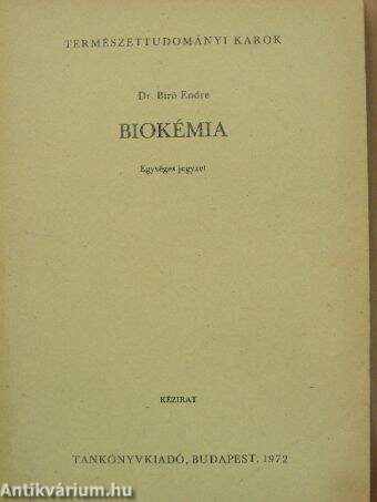 Biokémia