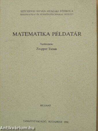 Matematika példatár