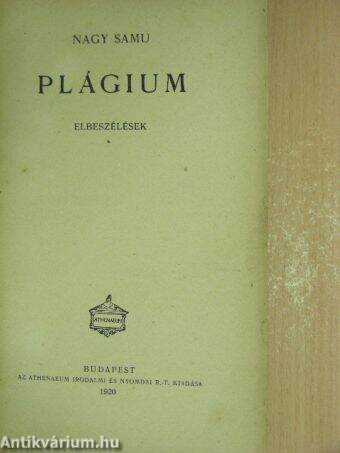 Plágium/A smaragd és egyéb elbeszélések