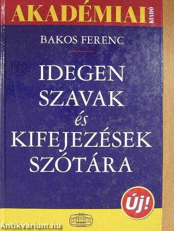 Idegen szavak és kifejezések szótára