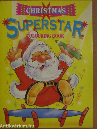 Christmas Superstar Colouring Book