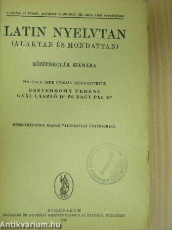 Latin nyelvtan