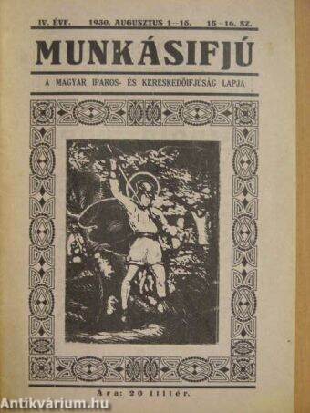 Munkásifjú 1930. augusztus 1-15.