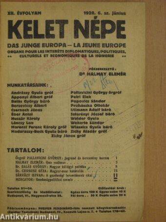 Kelet Népe 1920. június