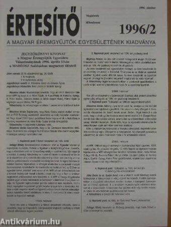 Értesítő 1996/2.