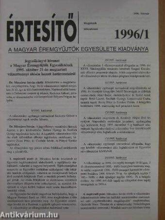 Értesítő 1996/1.