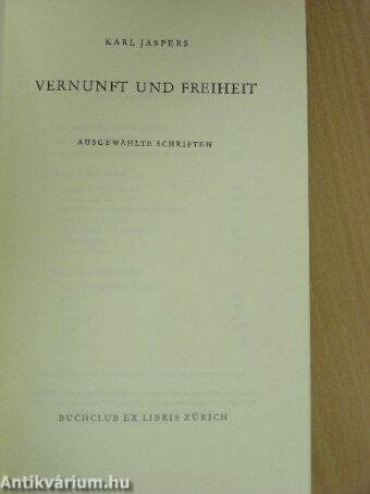 Vernunft und Freiheit