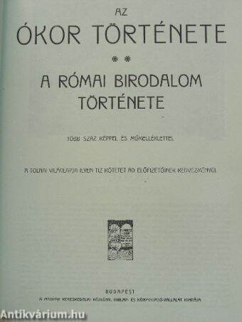 Tolnai Világtörténelme - Az ókor története II.