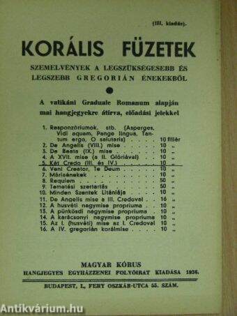 Korális füzetek