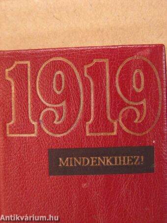 1919 - Mindenkihez! (minikönyv)
