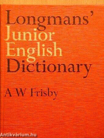 Longmans' Junior English Dictionary