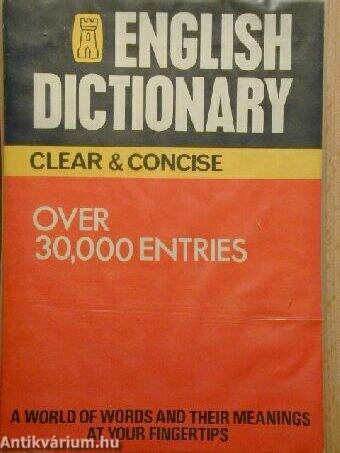 English Dictionary/Over 30.000 Entries