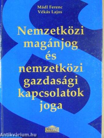 Nemzetközi magánjog és nemzetközi gazdasági kapcsolatok joga