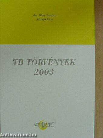 TB törvények 2003