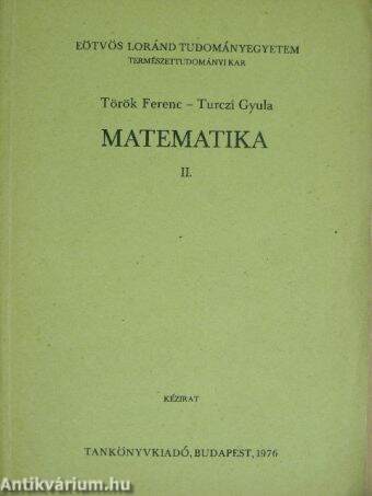 Matematika II.