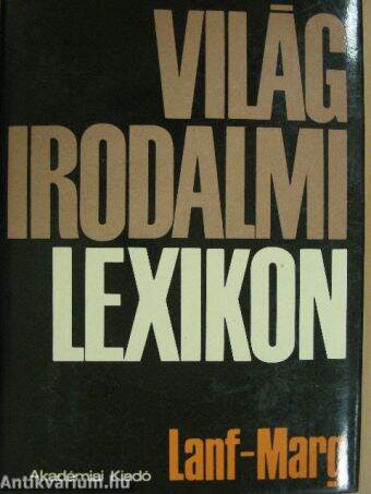 Világirodalmi Lexikon 7. (töredék)