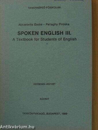 Spoken english III.