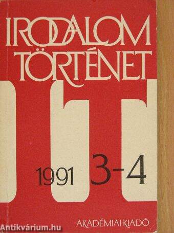 Irodalomtörténet 1991/3-4.