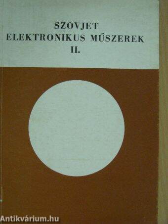 Szovjet elektronikus műszerek II.