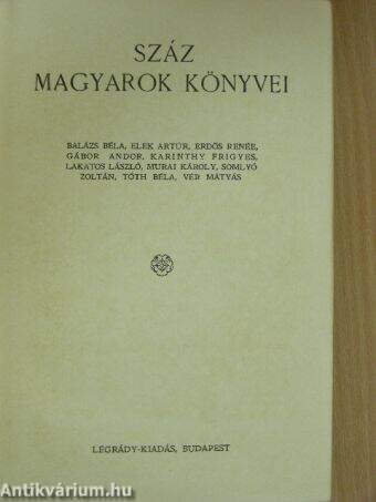 Száz magyarok könyvei IV.