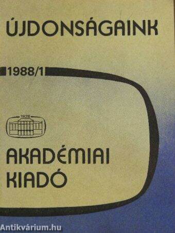 Újdonságaink 1988/1