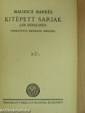 Kitépett sarjak