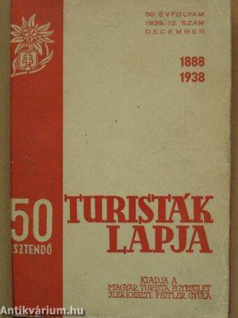 Turisták Lapja 1938. december