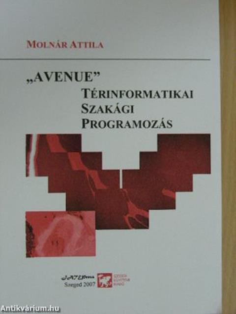 "Avenue" térinformatikai szakági programozás