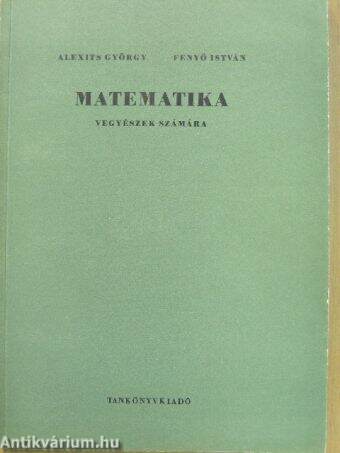 Matematika vegyészek számára