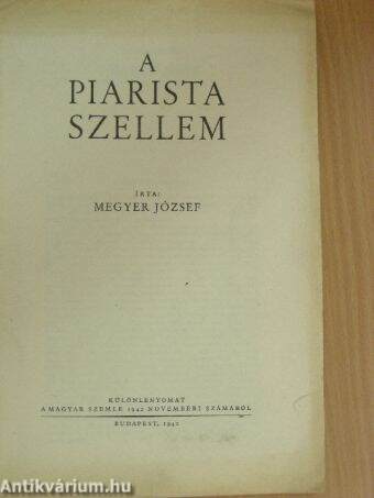 A piarista szellem