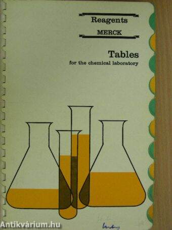 Tables for the chemical laboratory