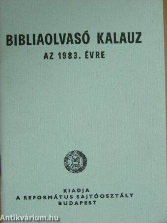 Bibliaolvasó kalauz az 1983. évre