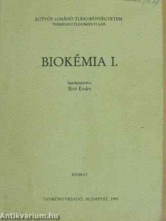 Biokémia I.