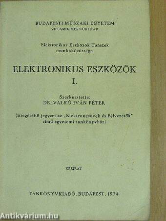 Elektronikus eszközök I.