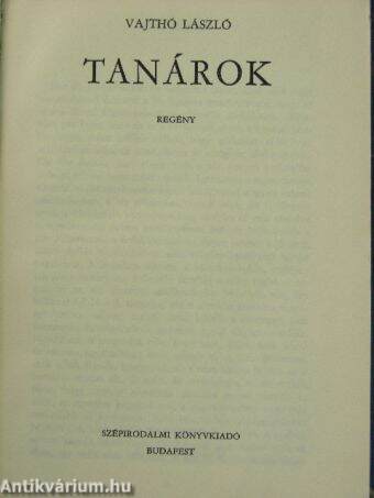 Tanárok