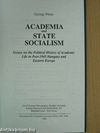 Academia and State Socialism