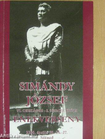 Simándy József VI. Országos - I. Nemzetközi Énekverseny