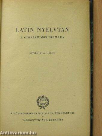 Latin nyelvtan