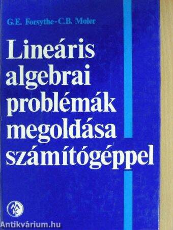 Lineáris algebrai problémák megoldása számítógéppel