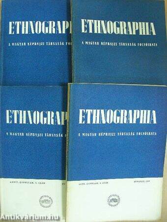 Ethnographia 1961/1-4.