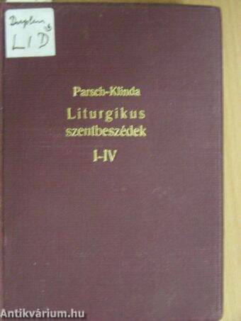 Liturgikus szentbeszédek I-IV.