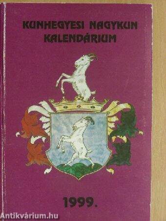 Kunhegyesi Nagykun kalendárium 1999.