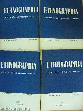 Ethnographia 1962/1-4.