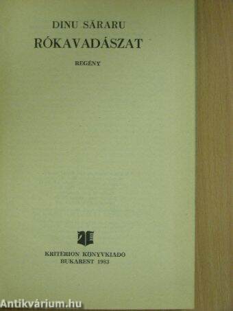 Rókavadászat