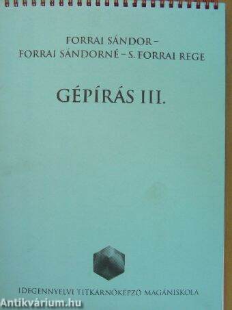 Gépírás III.