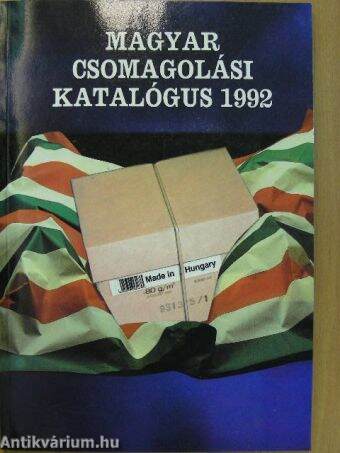 Magyar csomagolási katalógus 1992