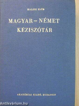 Magyar-német kéziszótár