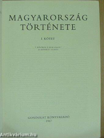 Magyarország története I. (töredék)