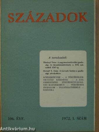 Századok 1972/1.